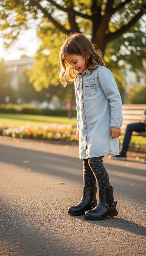 Bottines avec zip