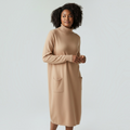 Robe pull Camel
