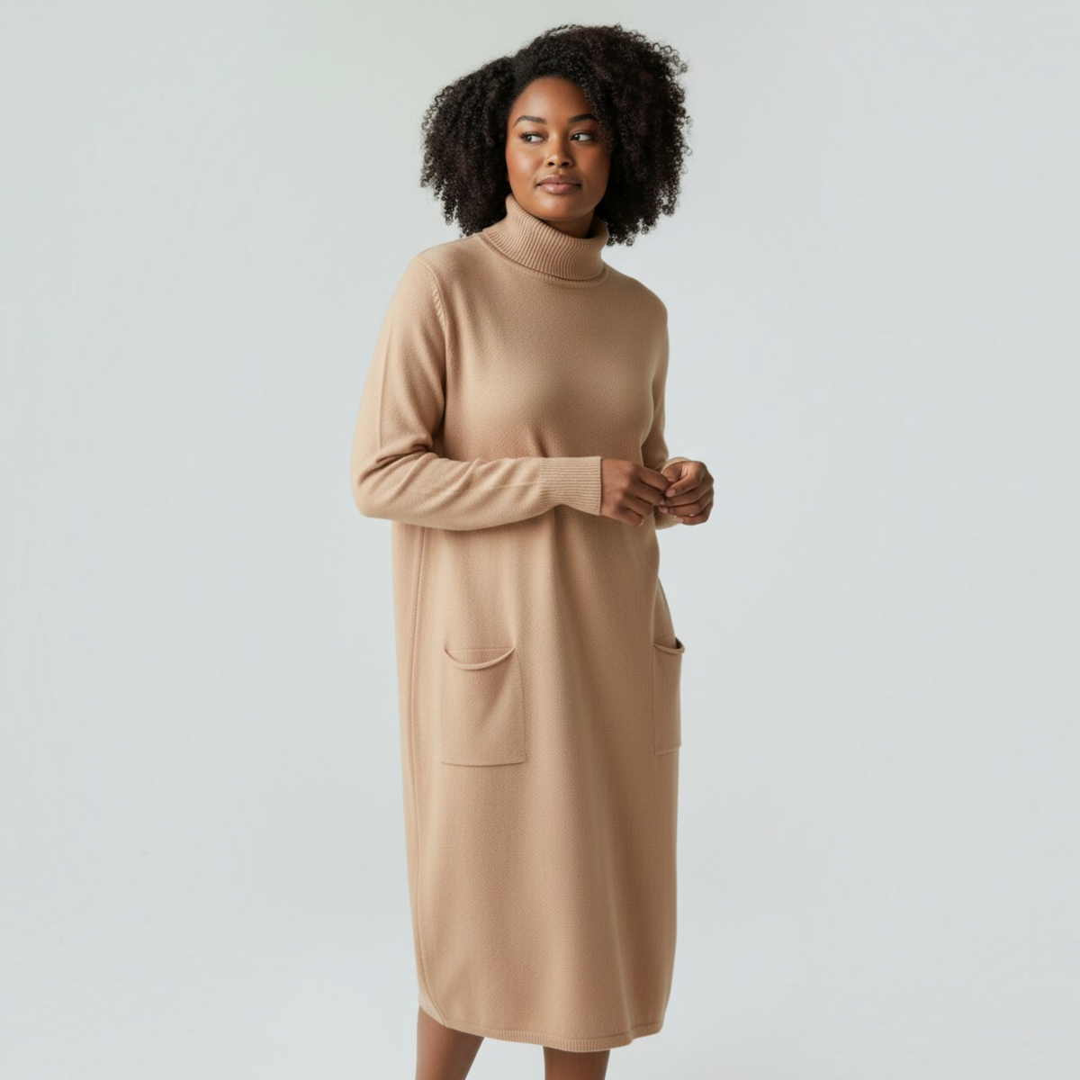 Robe pull Camel