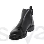 Bottines en cuir munis d'un zip