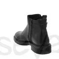 Bottines en cuir munis d'un zip