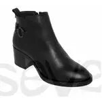 Bottines en cuir femme