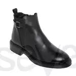Bottines en cuir munis d'un zip