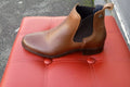 Bottines en cuir