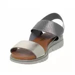 sandales en cuir avec élastique