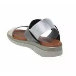 sandales en cuir avec élastique