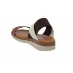 Sandales en cuir avec élastique