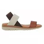 Sandales en cuir avec élastique
