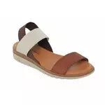 Sandales en cuir avec élastique