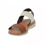 Sandales en cuir avec élastique