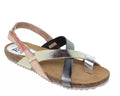 Sandales en cuir semelles ergonomiques