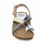 Sandales en cuir semelles ergonomiques