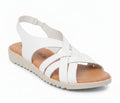 Sandales en cuir blanche